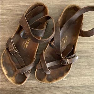 Birkenstock ankle wrap sandal